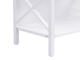 6 Tier Tall Bookshelf, White V1127-AU-CS03-WHT