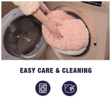 Cat Bed Fluffy Cat Bed Round Cat Bed Cat Furniture Cat Comfort Cat Sleeping Bed - Navy / 24in V1107-135-74595-NVY-24IN
