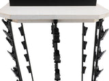 Chip Rack with Top Writing Pad Creative 360&deg Rotating 5 Tiers 40 Clips Wood Chip Display Stand for V1294-YM0901-3118240260511
