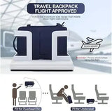 Water-Resistant Laptop Backpack with USB Charging Port and Wet-Dry Separation V888-ELOSUNG10950