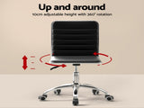 Artiss Computer Desk Office Chair Set Desks with Keyboard Shelf Try Black MET-DESK-105-REPL-BK