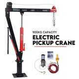 900kg Swivel Hydraulic Crane Hoist 12V Electric Jack V379-ESWIVLCRANE001