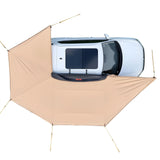 270 Degree Awning, 12.4 Driver Side Vehicle Awning, Waterproof UV50 Car Side Awnings with Carry V952-QCCP2065FTSHVNUN9001V0
