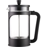 1 Liter/34 Oz French Press Coffee/Tea Maker Heat Resistant Borosilicate Glass, Stainless Steel V1188-MS-227-1535