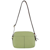 Pierre Cardin Leather Cross Body Bag Dual Zip Strap Shoulder Clutch in Jade V563-PC3670-JADE