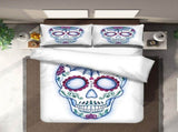 3Pcs/Set Distinctive Pattern Bedding Set Polyester Fiber Comfortable Quilt Cover Pillowcase V1294-YM0901-3117200097312