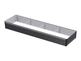Green Fingers 2-in-1 Raised Garden Bed Kit 45cm Professional Depth Ergonomic 240cm Large Metal GARDEN-AG-45-12-FC2