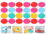 100Pcs Color Paper Plates for Parties Food Safe Paper Plate for Cake and Pastries V1369-AZ3-W-15845