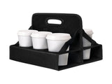 Portable 6-Cup Drink Carrier with Handle -, 6 Cup Foldable Portable Drink Carrier, Reusable Cup V1192-AZ-W-3299