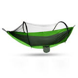 Outdoor Camping Hammock with Mosquito Net - Lightweight 260x140cm, Portable Travel & Hiking Gear V888-ELOSUNG10737