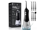 Water Dental Flosser Pick for Teeth 5 Modes Cordless Portable 320ML Larger Tank Water Teeth Cleaner V1263-JX-6517