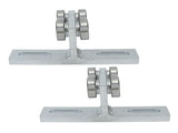 2Pcs Wheel Trolley T Shape Welded Roller Trolley Stable Bearing Track Roller Wheels for Track V1294-YM0703-3114230034811