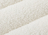 Pawz XL Size Orthopedic Dog Bed with Sherpa Plush Removable Cover in White PT1275-XL-WH
