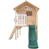 Lifespan Kids Archie Elevated Cubby House with Green Slide V420-LKCH-ARCHIE-EL