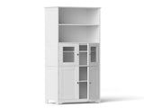 Artiss Buffet Sideboard Cabinet Pantry Kitchen Bathroom Storage Cupboard 160cm FUR-U-SID160-WH-AB