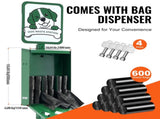 Dog Waste Station 11.5 Gallons Outdoor Dog Poop Station with 600 Bags V952-GFBZTZCWBYDXEKJXWV0
