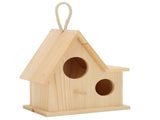 Wood Bird Nests Outdoor Birdhouse Breeding Box Bird Cage for Garden Backyard Balcony Decor V1294-YM0901-3111210123411