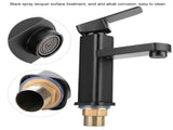 Basin Faucet Single Hole Sink Cold Hot Mixer Water Tap Waterfall Modern Faucets V1294-YM0901-JY17353