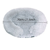USB-Powered Heated Round Pet Bed with Removable Washable Cover, 5-Level Temperature and Timer V1341-ZY-8PMUF5FA-MULTICOLOR-60CM