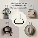 2 Pcs Hat Organizer Rack, Hanging Hat Holder For/Closet, Multi-Functional Hat Display Rack, V1370-AZ4-25453