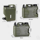 12L 18L 25L Water Container Jerry Can Bucket Camping Outdoor Storage Barrel - 25L Square Drum V1308-DSZKI-689-3