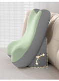Slow Rebound Memory Foam Ergonomic Support Pillow Four-Zone Support Fits Body Curves, 90&deg Triangle V1232-DGCKZ-004