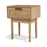 Artiss Bedside Tables Side Table Rattan Drawers Nightstand FURNI-E-RAT-BS-WD