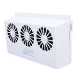 Solar Powered Car Exhaust Fan 3 Heads Odor Removal Multifunctional Air Purifier Cooling Fan for Home V1294-YM0901-3113240151212