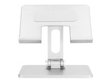 Adjustable Phone Stand Aluminum Alloy Reusable Tablet Holders Rack for Office Home BedroomSilver V1294-YM0714-3113210243412