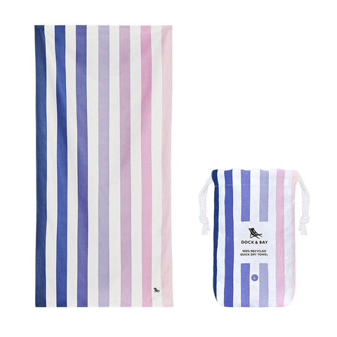 Dock & Bay Beach Towel Cabana Collection L | Quick Dry | Dusk To Dawn DB-TOWLB-SUM-LG-DSKDWN