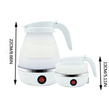 Small Portable Foldable Electric Kettle, Travel Collapsible Hot Water Boiler for Coffee Tea, V1369-AZ3-W-13511