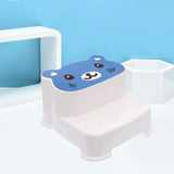 Baby 2 Step Stool High Strength Large Load Bearing Double Slip Proof Toddler Double Up Step Stool V1294-YM0716-3116220006411
