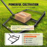 Driveway Drag, 76.57" Width Tow Behind Drag Harrow, Q235 Steel Driveway Grader with Adjustable Bars, V952-QYPQYP74INCH4BO1ZV0