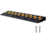 Rubber Curb Ramp 9.4 cm Rise Height Sidewalk Curb Ramp, 25 cm Width 100 cm Length Driveway Ramp for V952-SJDLYPDGB139420KPV0