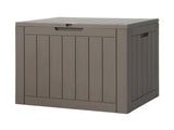 Gardeon Outdoor Storage Box 118L Container Lockable Garden Toy Tool Shed Grey OSB-C-118L-GR