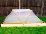 3 piece White Foldable Raised Garden Bed Cover - Vegetable Plant Protector V888-ELOSUNG34111