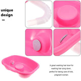 Large Hair Washing Basin for Bedridden Patients - Portable Bedside Shampoo Bowl for Comfortable Hair V1366-AZ2-W-13135