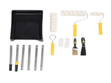 Paint Roller Kit with Covers Stainless Steel Rods Brush Tray Professional Wall Painting Tool Kit for V1294-YM0901-3114240092611