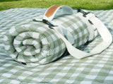Waterproof Picnic Blanket Beach Outdoor Camping Mat Large Foldable Green V1308-DSZKI-932-1