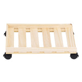 Mobile Computer Host Bracket Wooden CPU Stand with Good Heat Dissipation Performance for Office and V1294-YM0714-3116210065911