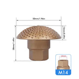 Wood Carving Grinding Head for M14 Angle Grinder, Carbon Steel Polishing Wheel Attachment for V1341-ZY-MXPA3DCA-30MM50MM70MM