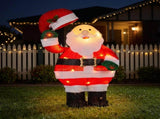 Christabelle 56cm Santa Christmas Light Up Display Animated LED Outdoor Indoor Xmas Yard Lawn S 112_SHE209