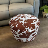 SOGA 48x35cm Round Soft Pouffe Seat Cushion Elegant Home Accent Dcor Stylish Footstool POUFFE637