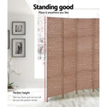 Artiss 6 Panel Room Divider Screen 245x170cm Woven Natural RD-C-8001-6P-NT