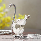 Coffee Spoon Spoon Set with Holder Zinc Alloy Teaspoon Shopping Malls Shopping Mall 1 Set V1370-AZ4-15419