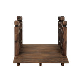 Gardeon Garden Decor Outdoor Ornament Wooden Bridge 150cm GD-BRIDGE-SH2265