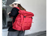 Red Trendy Street Style Backpack - Large Capacity for Hiking, Students & Everyday Use V888-ELOSUNG17257