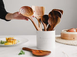 Wooden Kitchen Utensil Set 7 Pcs Teak Wooden Ladle and Cooking Utensils V1188-MAGFD72-04561-1