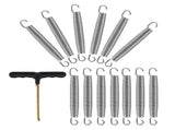 Galvanized Steel Trampoline Springs Replacement Set for Outdoor Trampoline Accessories and V1370-AZ4-08588