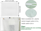 3Pcs Plant Covers from Insects, Bird Netting Barrier for Blueberry Bushes with Drawstring Zipper V1259-DP01-A-5360